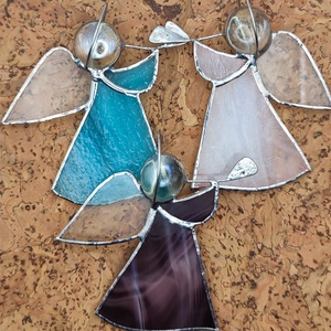 Lila angyal  - otthon & életmód - dekoráció - ajtó- és ablak dekoráció - ablakdísz - Meska.hu