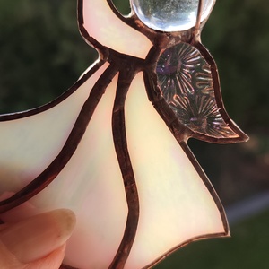 Harsonás angyal  - karácsony - adventi díszek - adventi ablakdekoráció - Meska.hu