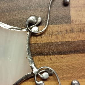 Fehér csillag - karácsony - adventi díszek - adventi ablakdekoráció - Meska.hu