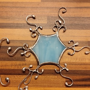 Fehér csillag - karácsony - adventi díszek - adventi ablakdekoráció - Meska.hu