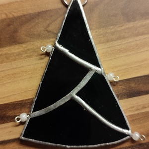 Fenyőfa, Karácsony, Adventi díszek, Adventi ajtódísz, Üvegművészet, MESKA