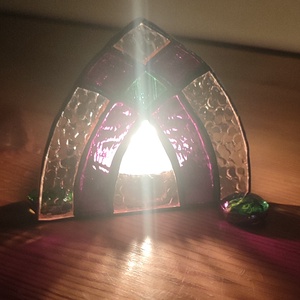 Karácsonyi mécsestartó 2. - karácsony - karácsonyi lakásdekoráció - karácsonyi illatgyertya, mécses - Meska.hu