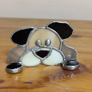 Kutyusos mécses, Otthon & Életmód, Dekoráció, Dísztárgy, Ékszerkészítés, Üvegművészet, MESKA