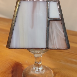 Üvegpohár mécsestartó - otthon & életmód - gyertya, illat, aroma - mécses és mécsestartó - Meska.hu