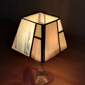 Üvegpohár mécsestartó - otthon & életmód - gyertya, illat, aroma - mécses és mécsestartó - Meska.hu