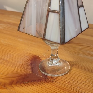 Üvegpohár mécsestartó - otthon & életmód - gyertya, illat, aroma - mécses és mécsestartó - Meska.hu