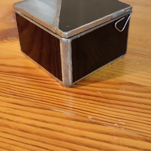 Üveg ekszertartó dobozka - Meska.hu