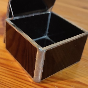 Üveg ekszertartó dobozka - otthon & életmód - gyertya, illat, aroma - mécses és mécsestartó - Meska.hu