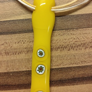 Sárga csillagok medál - Meska.hu