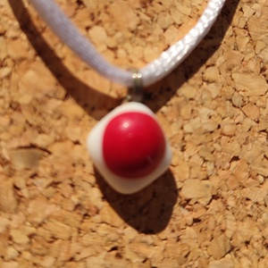 Bordó cseppmedál - ékszer - nyaklánc - medál - Meska.hu