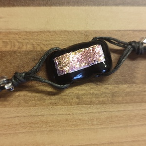 Rózsaszín irizáló karkötő - ékszer - karkötő - gyöngyös karkötő - Meska.hu