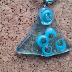 Kék és kék fúziója  - ékszer - nyaklánc - medál - Meska.hu