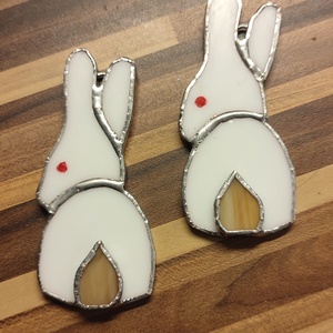 Nyuszkó - otthon & életmód - dekoráció - ajtó- és ablak dekoráció - ablakdísz - Meska.hu