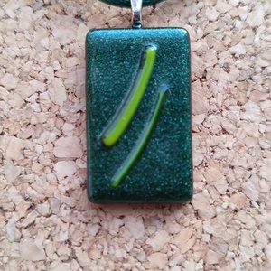 Zöld  aventurin medál - ékszer - nyaklánc - medál - Meska.hu