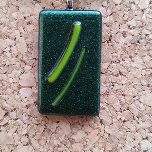 Zöld  aventurin medál - Meska.hu