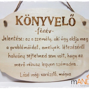 Könyvelőnek készült pirogravírozott képecske, Otthon & Életmód, Dekoráció, Kép & Falikép, Táblakép, Gravírozás, pirográfia, MESKA