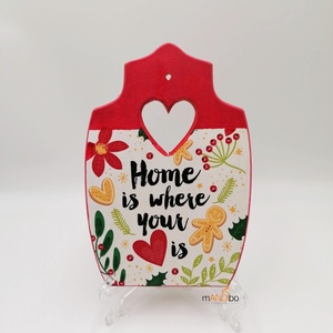 Karácsonyi Home is where your heart is falikép - Meska.hu