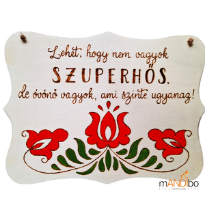 Magyaros mintás szuperhős tanár / tanárnő / óvónő  képecske - Meska.hu