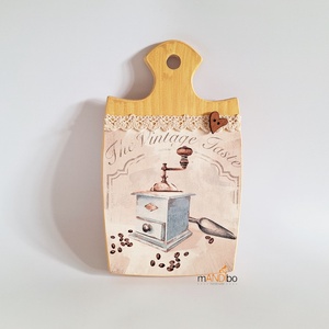 Kávédaráló konyhai vágódeszka falikép dekoráció, Otthon & Életmód, Konyhafelszerelés, tálalás, Konyhai dekoráció, Konyhai dísz, Decoupage, transzfer és szalvétatechnika, MESKA