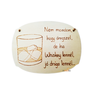 Vicces pirogravírozott képecske születésnapra, Otthon & Életmód, Dekoráció, Kép & Falikép, Fából készült kép, Gravírozás, pirográfia, MESKA