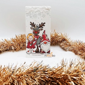 Karácsonyi álló deszkakép dekoráció - Meska.hu