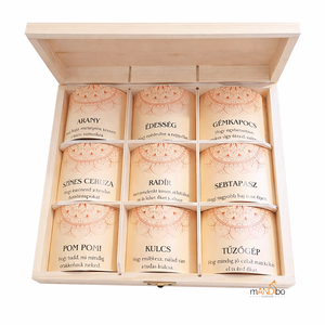 Mandalás túlélőkészlet - vicces ajándék  - esküvő - emlék & ajándék - doboz - Meska.hu