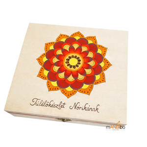 Mandalás túlélőkészlet - vicces ajándék , Esküvő, Emlék & Ajándék, Doboz, Gravírozás, pirográfia, MESKA