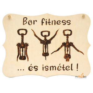 Vicces boros képecske, Otthon & Életmód, Dekoráció, Kép & Falikép, Táblakép, Gravírozás, pirográfia, MESKA