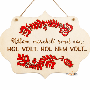 Mesebeli rend pirogravírozott kép, Otthon & Életmód, Dekoráció, Ajtó- és ablak dekoráció, Ajtódísz & Kopogtató, Gravírozás, pirográfia, MESKA