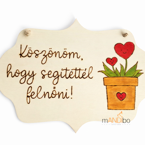 Pirogravírozott képecske óvónéninek, tanítónéninek - otthon & életmód - dekoráció - ajtó- és ablak dekoráció - ajtódísz & kopogtató - Meska.hu