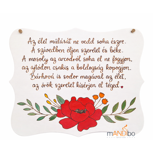 Pirogravírozott kép születésnapra, Otthon & Életmód, Dekoráció, Kép & Falikép, Fából készült kép, Gravírozás, pirográfia, MESKA