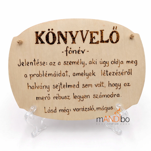 Könyvelőnek készült pirogravírozott képecske, Otthon & Életmód, Dekoráció, Kép & Falikép, Táblakép, Gravírozás, pirográfia, MESKA