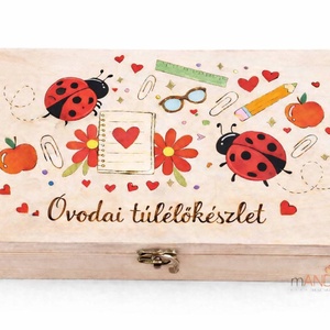 Óvodai - tanári túlélőkészlet katica csoportnak - vicces ajándék pedagógusoknak évzáróra, ballagásra - Meska.hu