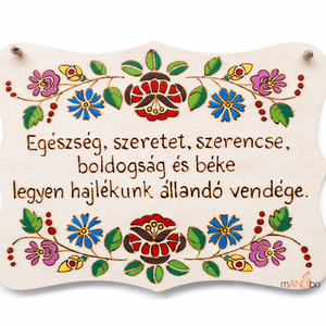 Kalocsai mintás áldás kép - Meska.hu
