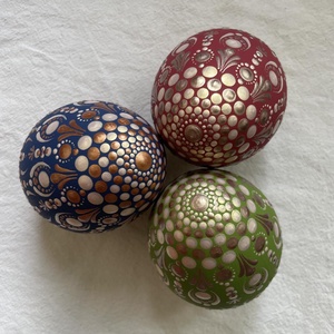 Húsvéti tojás (3 db nagyméretű tojás) - ünnepi díszek, dekorációk - húsvéti díszek és dekorációk - húsvéti tojásfadíszek - Meska.hu