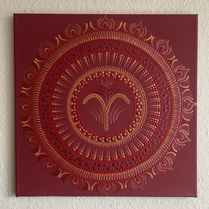 Kos mandala festmény - Meska.hu