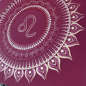 Oroszlán mandala festmény - otthon & életmód - dekoráció - spiritualitás - mandala - Meska.hu