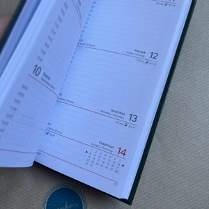 Mandalás zsebnaptár - zöld - otthon & életmód - papír, írószer - naptár & tervező - Meska.hu