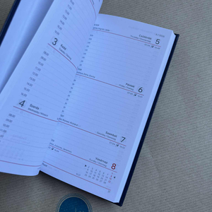 Mandalás zsebnaptár - kék - otthon & életmód - papír, írószer - naptár & tervező - Meska.hu