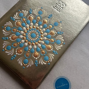 Mandalás határidőnapló - arany - otthon & életmód - papír, írószer - naptár & tervező - Meska.hu