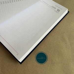 Mandalás határidőnapló - sötétkék - otthon & életmód - papír, írószer - naptár & tervező - Meska.hu