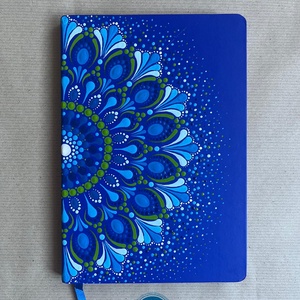 Mandalás jegyzetfüzet - kék, Otthon & Életmód, Papír, írószer, Jegyzetfüzet & Napló, Festészet, MESKA