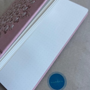 Mandalás jegyzetfüzet - barackszín - otthon & életmód - papír, írószer - jegyzetfüzet & napló - Meska.hu