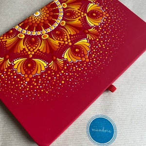 Mandalás jegyzetfüzet - otthon & életmód - papír, írószer - jegyzetfüzet & napló - Meska.hu