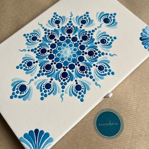 Mandalás jegyzetfüzet - otthon & életmód - papír, írószer - jegyzetfüzet & napló - Meska.hu