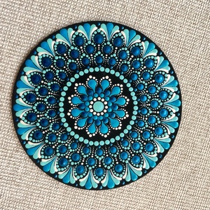 Hűtőmágnes mandala 15 cm - otthon & életmód - konyhafelszerelés, tálalás - konyhai dekoráció - hűtőmágnes - Meska.hu