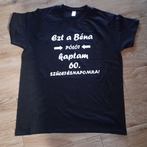 60 éves szülinapi póló - Meska.hu