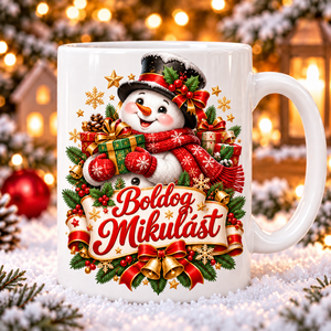 Mikulás bögre - karácsony - mikulás - mikulás ajándékok - Meska.hu