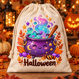 Hallowen cukorkagyűjtő zsák - otthon & életmód - dekoráció - halloween - halloweeni cukorkagyűjtők és cukorkatartók - Meska.hu