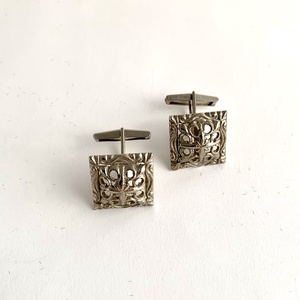 Extravagáns egyedi mandzsetták, retro fém mandzsettagomb a '60-as '70-es évekből, vintage mandzsetta férfiaknak - ékszer - mandzsettagomb - Meska.hu